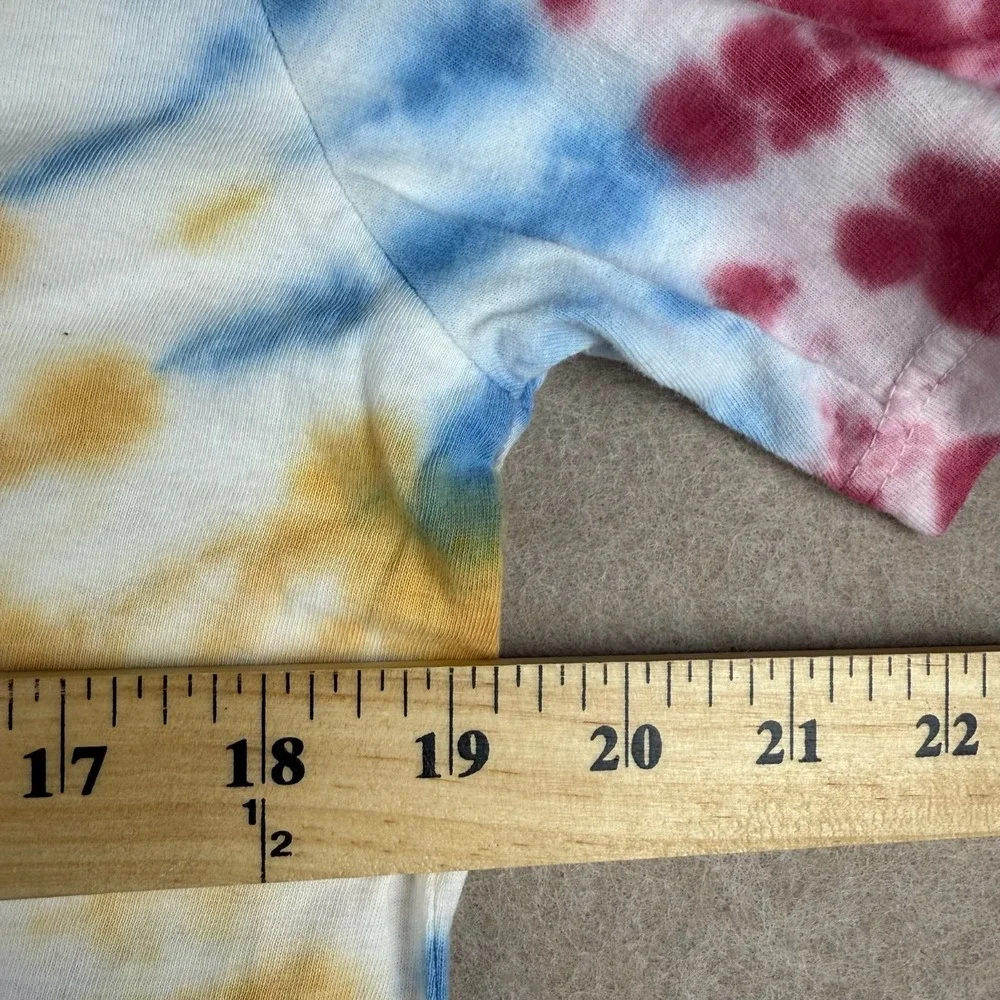Tie Dye T Shirt Mens Medium Multicolor Spiral Graphic Short Sleeve Tee‎